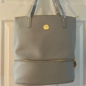 New Large Joy Mangano Leather Purse
